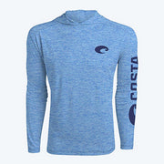 COSTA CHANDAIL À CAPUCHON TECHNICAL ROYAL BLUE HEATHER image 0