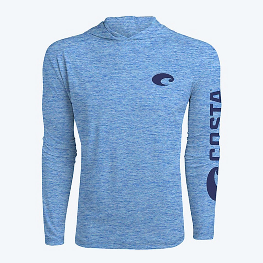 COSTA CHANDAIL À CAPUCHON TECHNICAL ROYAL BLUE HEATHER image 0