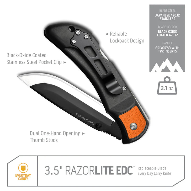 OUTDOOR EDGE COUTEAU RAZOR EDC LITE - 3.5'' image 3