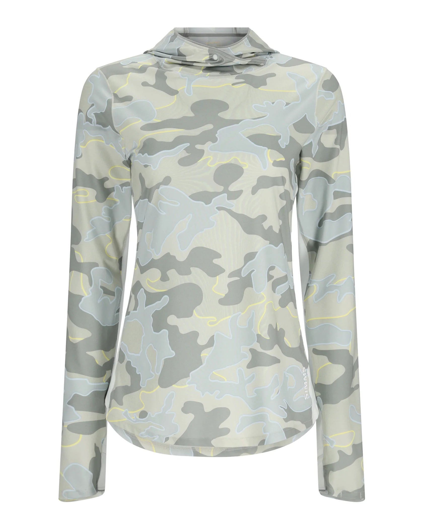 SIMMS CHANDAIL À CAPUCHON SOLARFLEX POUR FEMME, WOODLAND CAMO CINDER image 0
