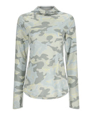 SIMMS CHANDAIL À CAPUCHON SOLARFLEX POUR FEMME, WOODLAND CAMO CINDER image 0