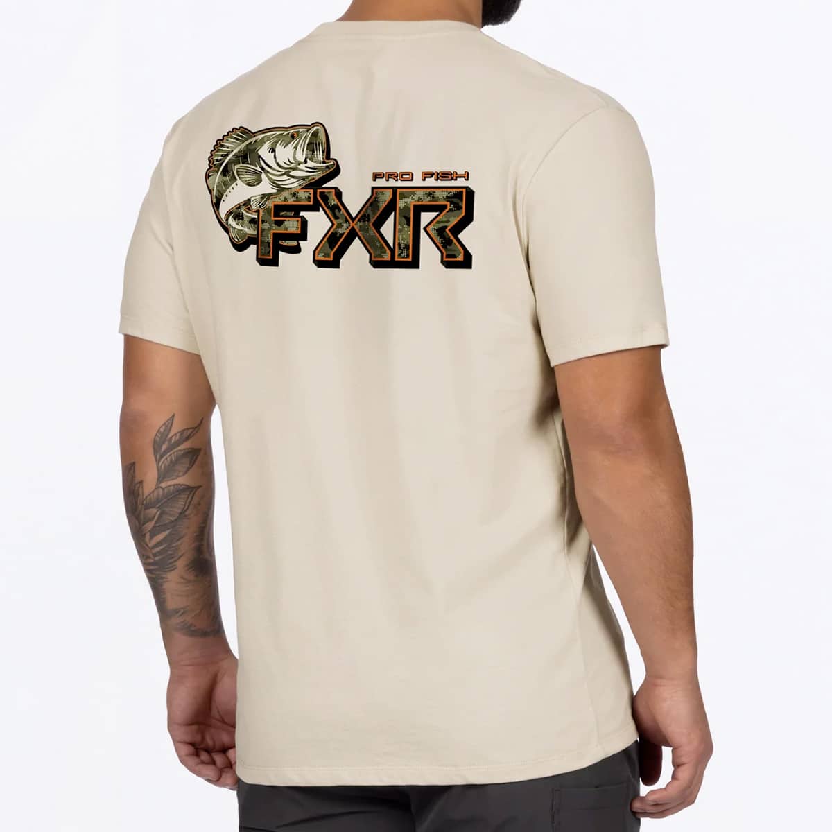 FXR T-SHIRT TREBLE PREMIUM STONE ARMY DRIFT CAMO image 1