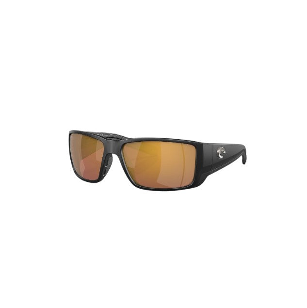 COSTA DEL MAR LUNETTE AVEC VERRE POLARISÉ 580 -  BLACKFIN PRO - MATTE BLACK, GOLD MIRROR image