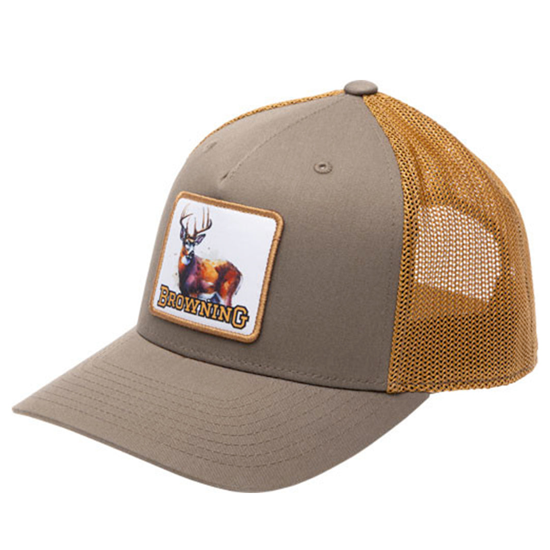 BROWNING CHASE DEER SNAPBACK CAP - MAJOR BROWN