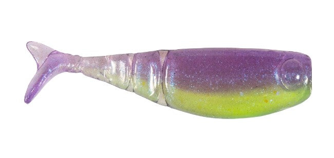 ZMAN LEURRE SOUPLE MICRO FINESSE SHAD FRYZ 1.75'' - PURPLE DEATH image