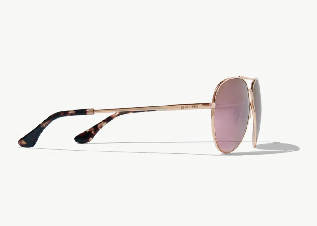 BAJIO LUNETTE POLARISÉE EN POLYCARBONATE SOLDADO, ROSE GOLD SATIN image 2