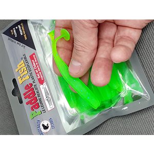 LEURRE SOUPLE PADDLE FISH 3.5'' AVEC ODEUR ET SEL INJECTÉ DE TARGET BAIT - MILTREUSE image