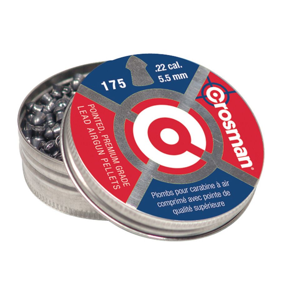 CROSMAN PLOMBS POINTÉ - .22 14.3GR 175/PK image 0