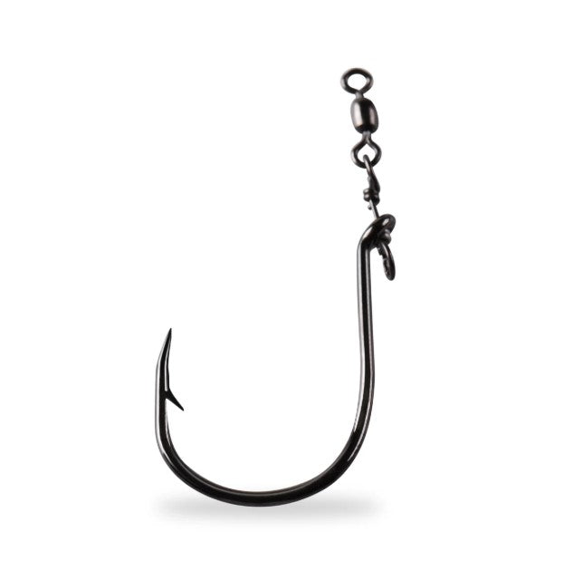 MUSTAD HAMEÇON DROP SHOT NO-TWIST - NUMERO 1, BLACK NICKEL image