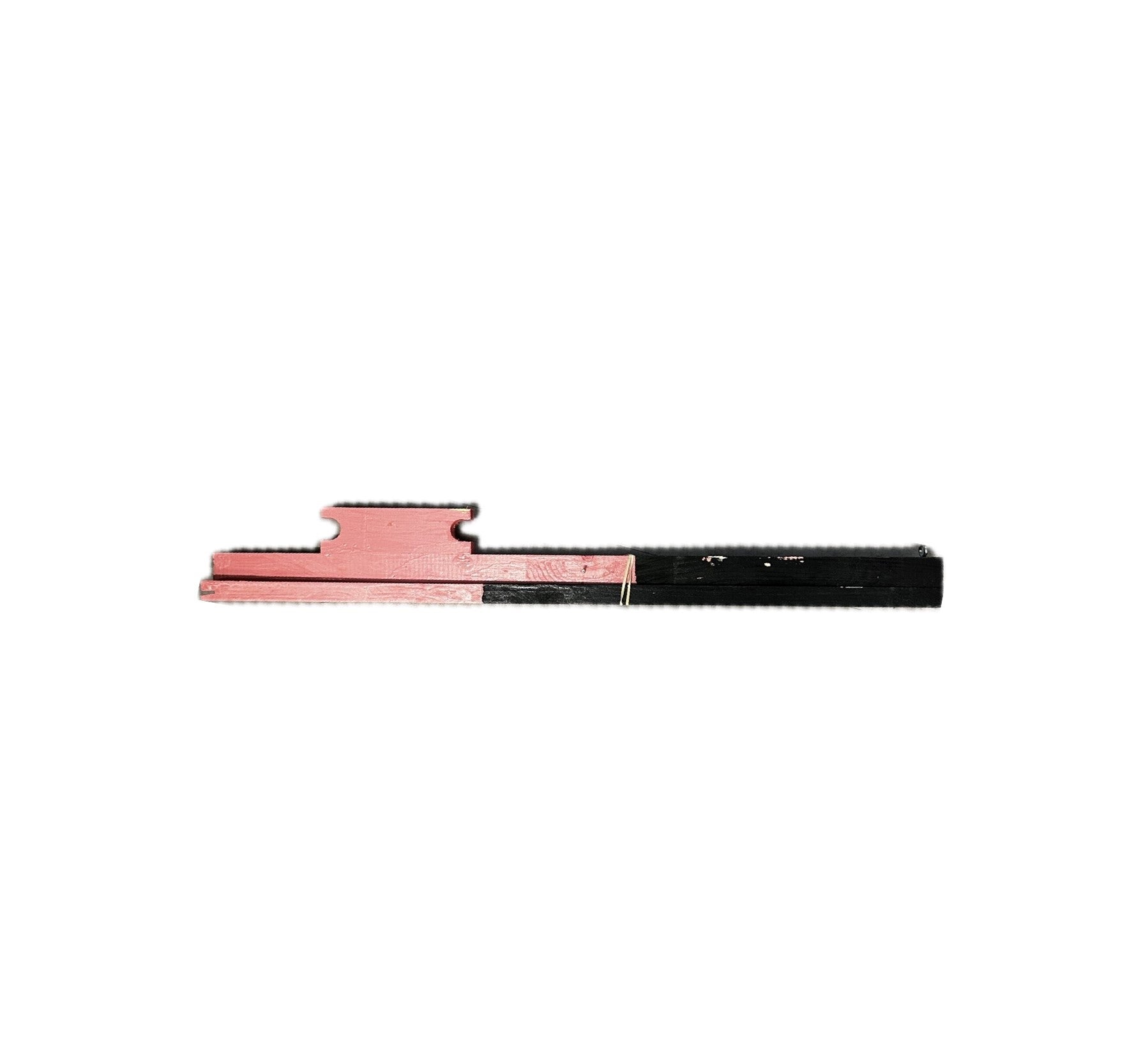 D.D BRIMBALES EN BOIS NOIR ET ROSE image 0