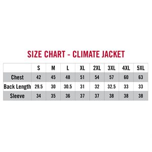 MANTEAU CLIMATE DE STRIKER NOIR ET ROUGE image 6