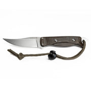 LAMOUREUX AND SONS COUTEAU DE CHASSE ABITIBI PRO GUIDE MICARTA OLIVE image 0