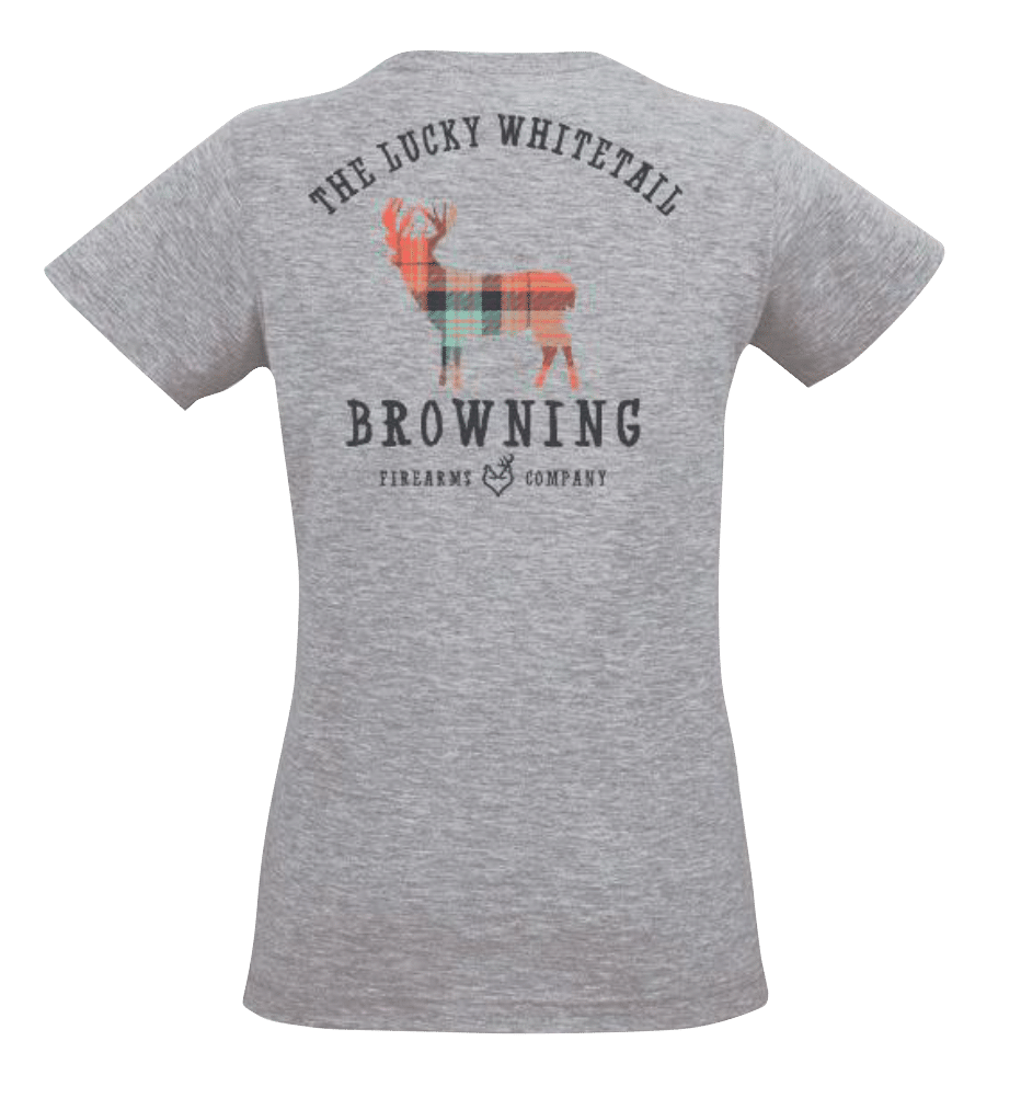 T-SHIRT BUCKMARK TEE COLLECTION DE BROWNING - HEATHER GREY, MEDIUM image