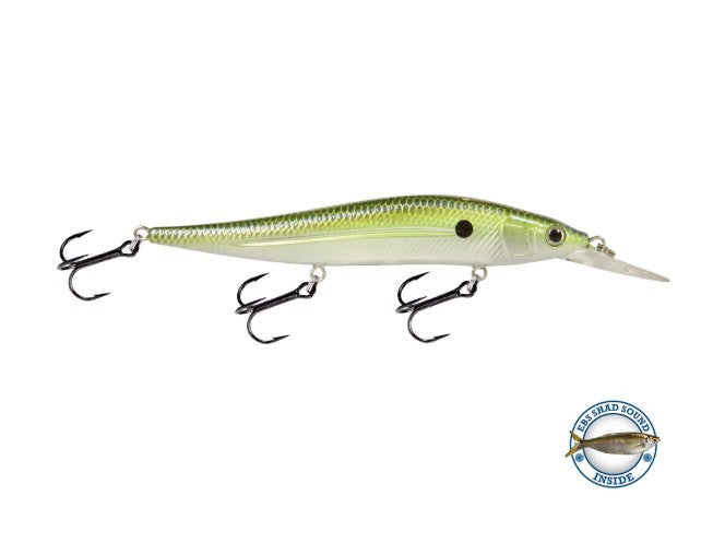 LIVINGSTON LEURRE JERKMASTER 121D - CHROME XXX SHAD image