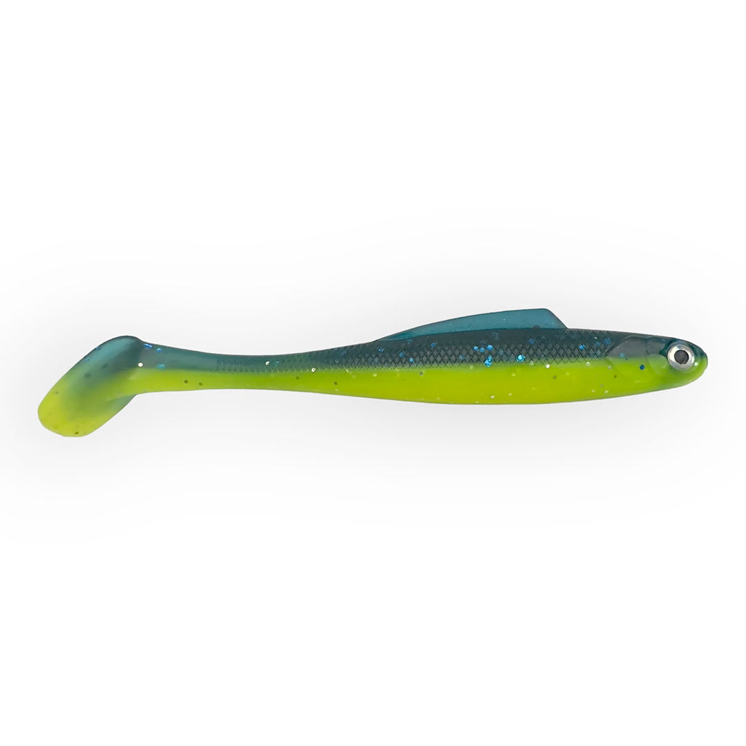 MALADE DE PÊCHE MÉNÉ MME. WALLY 4’’ - MAUVE ET VERT image