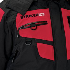 MANTEAU CLIMATE DE STRIKER NOIR ET ROUGE image 3