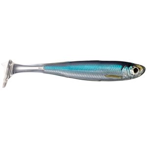 SLOW-ROLL SHINER PADDLETAIL 3 PO DE LIVETARGET - SILVER BLUE image