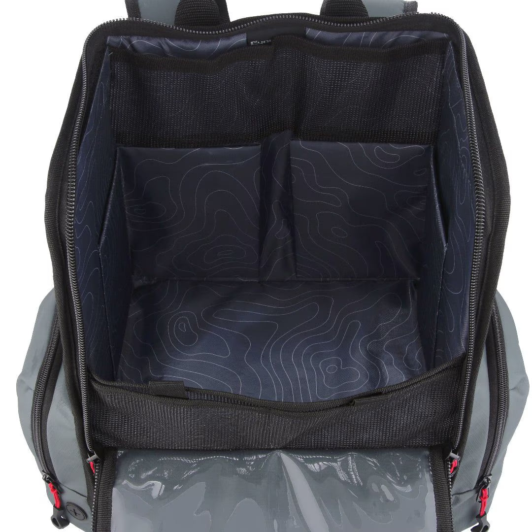 EVOLUTION OUTDOOR LARGEMOUTH 3.0 3600 TACKLE BACKPACK GREY