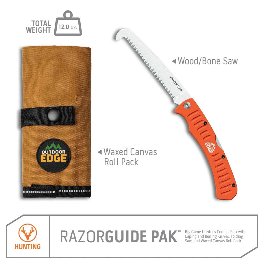 OUTDOOR EDGE COUTEAU DE CHASSE AVEC LAMES INTERCHANGEABLE "RAZORGUIDE" image 3