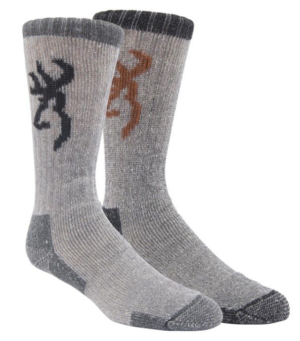 BROWNING 2 PAIRES DE BAS DE LAINE MÉLANGÉ - CASTLEROCK / BLACK image 0