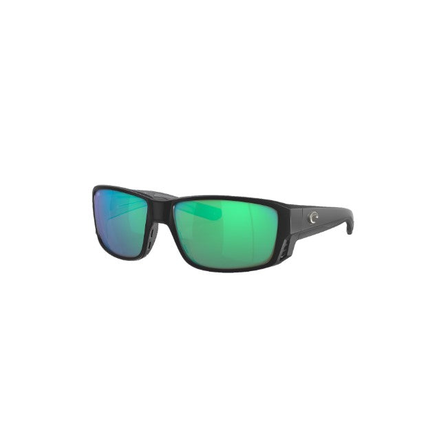 COSTA LUNETTE DE SOLEIL AVEC VERRE POLARISÉE 580 - TUNA ALLEY PRO - MATTE BLACK, GREEN MIRROR image