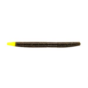 LEURE SOUPLE SPIKE 5 POUCES DE SET THE HOOK AVEC BAITFUEL - GREEN PUMPKIN CHARTREUSE TAIL image
