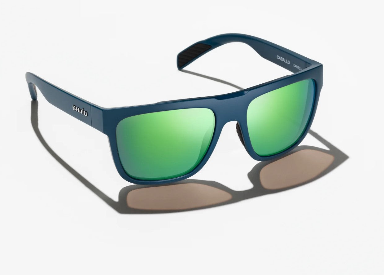 BAJIO LUNETTE POLARISÉE EN VERRE CABALLO, BLUE VIN MATTE - BLUEVINMATTE, GREEN image