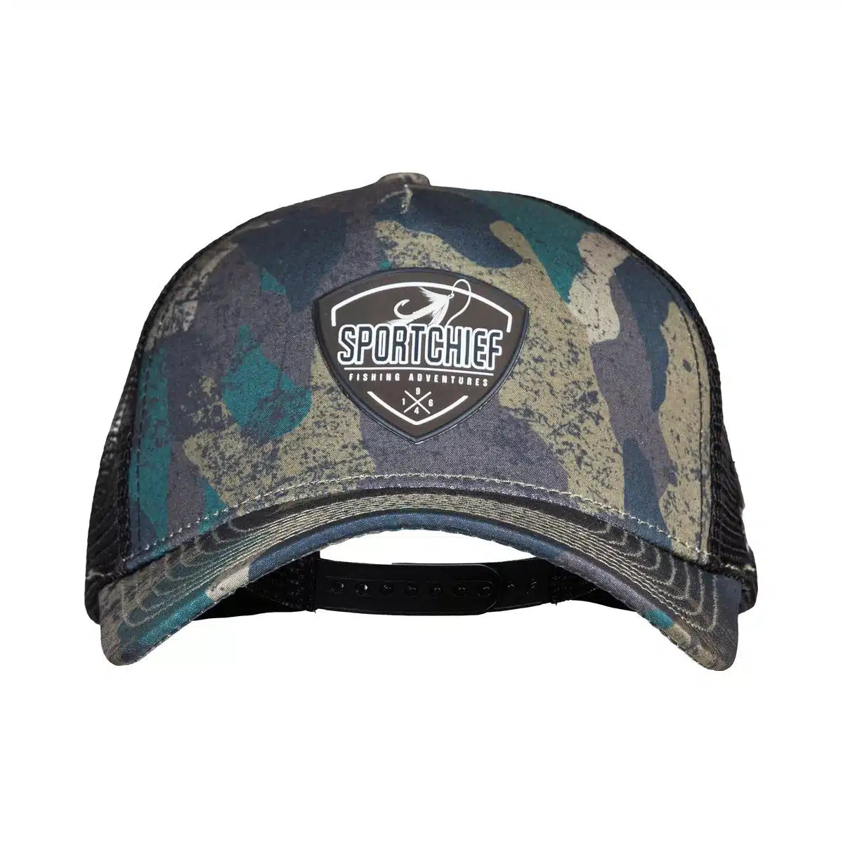 SPORTCHIEF CASQUETTE HUGO PÊCHE CAMO BLEU image 1