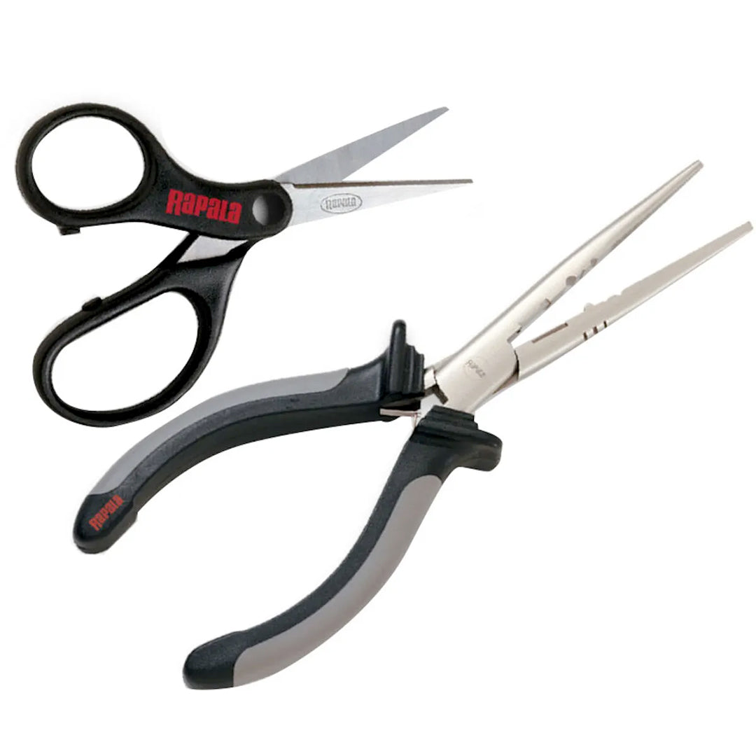 RAPALA ENSEMBLE PINCE 6'' ET CISEAUX AVEC ÉTUI image 0