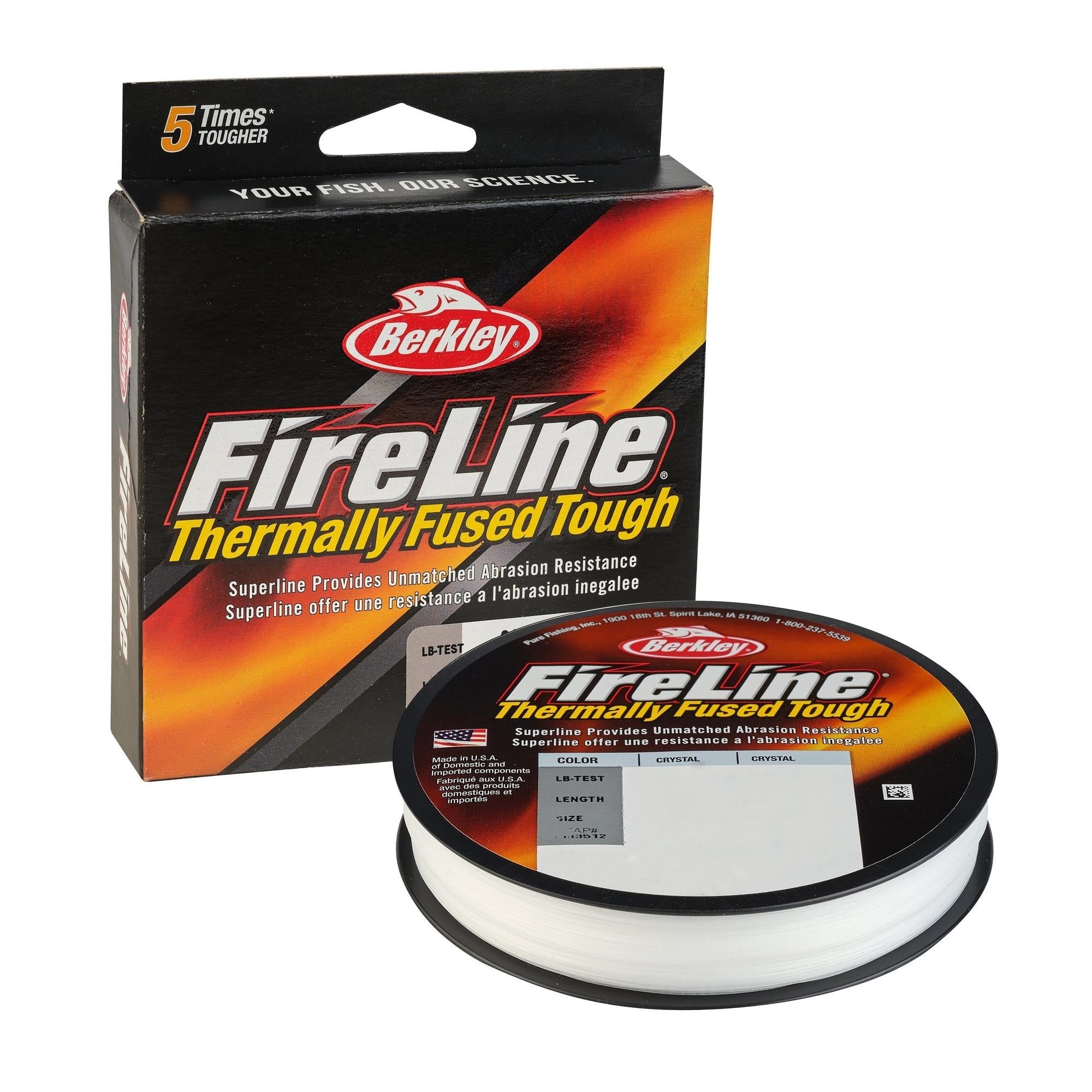 FIL TRESSÉ FIRELINE CRYSTALE DE BERKLEY - 6 LBS, CRYSTAL image
