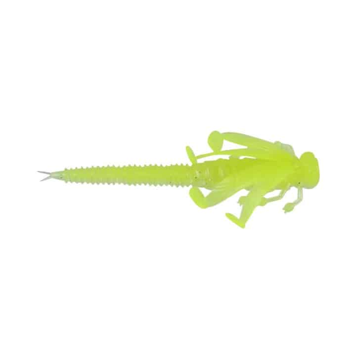 FISHLAB FLUTTER NYMPH NATURE SERIE - 2.5" - CHARTREUSE/WHITE image