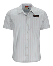 SIMMS CHEMISE MÉCANO, STERLING/CLAY STRIPE image 0