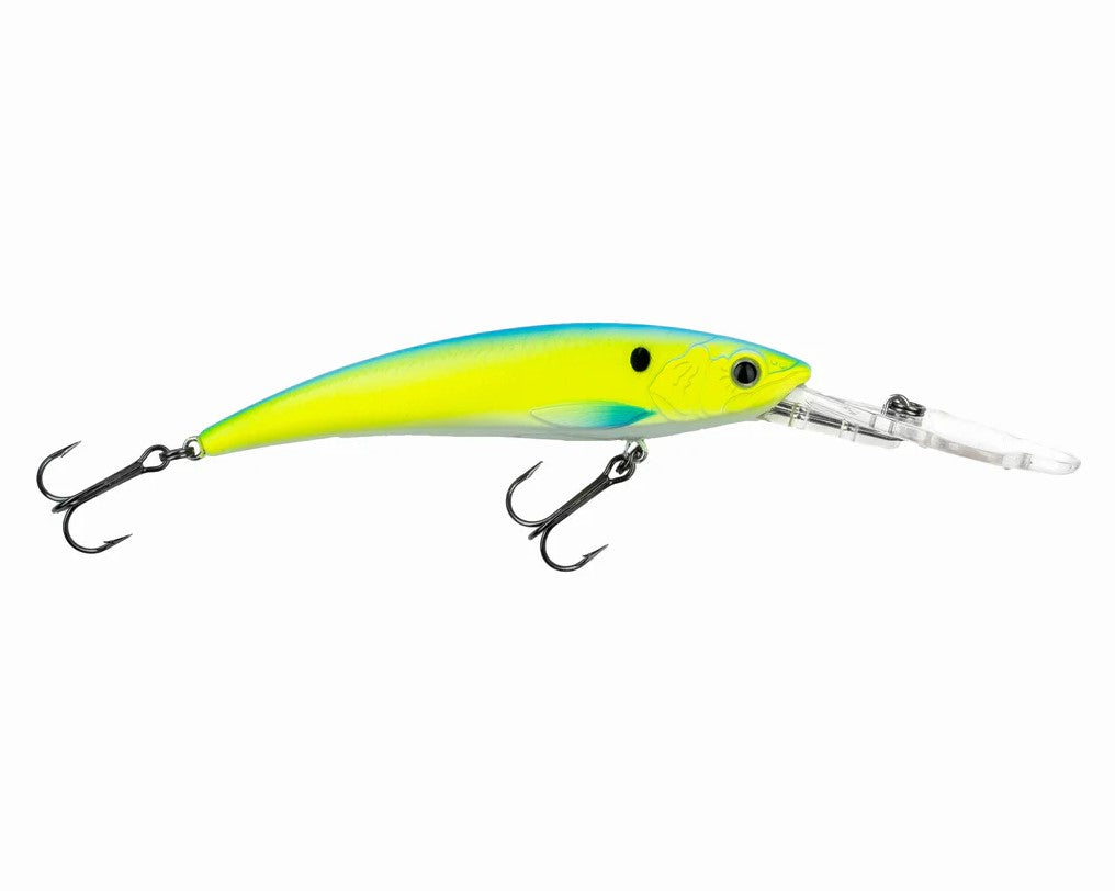 FREEDOM POISSON NAGEUR ULTRA-DIVER 105 MINNOW 4" - BLUE CHARTREUSE image