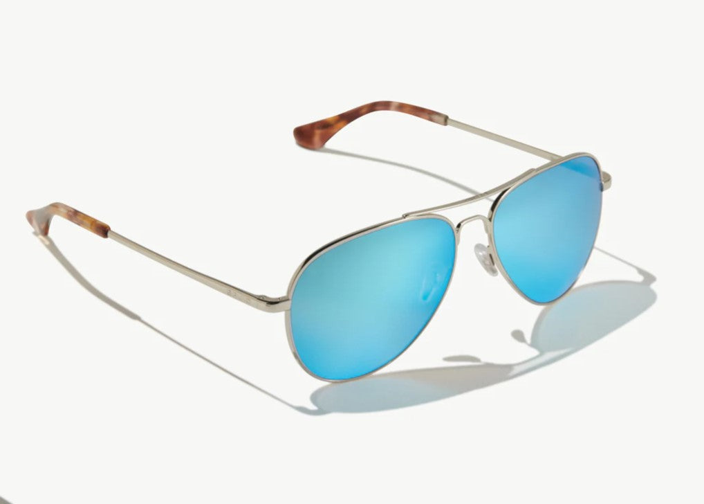 BAJIO LUNETTE POLARISÉE EN VERRE SOLDADO, SILVER GLOSS - SILVERGLOSS, BLUE image