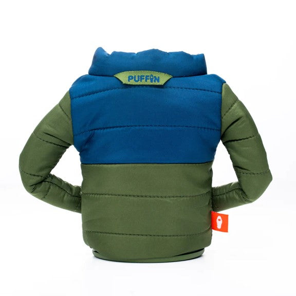 PUFFINDRINKWEAR COUVRE BOISSON THE PUFFY, OLIVE GREEN/VARSITY BLUE image 6