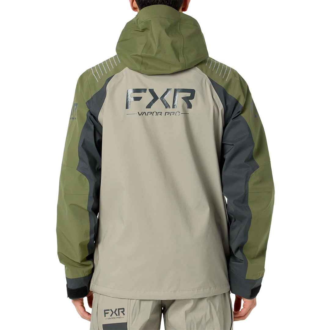 FXR VAPOR PRO TRI-LAMINATE JACKET - MOSS/STONE