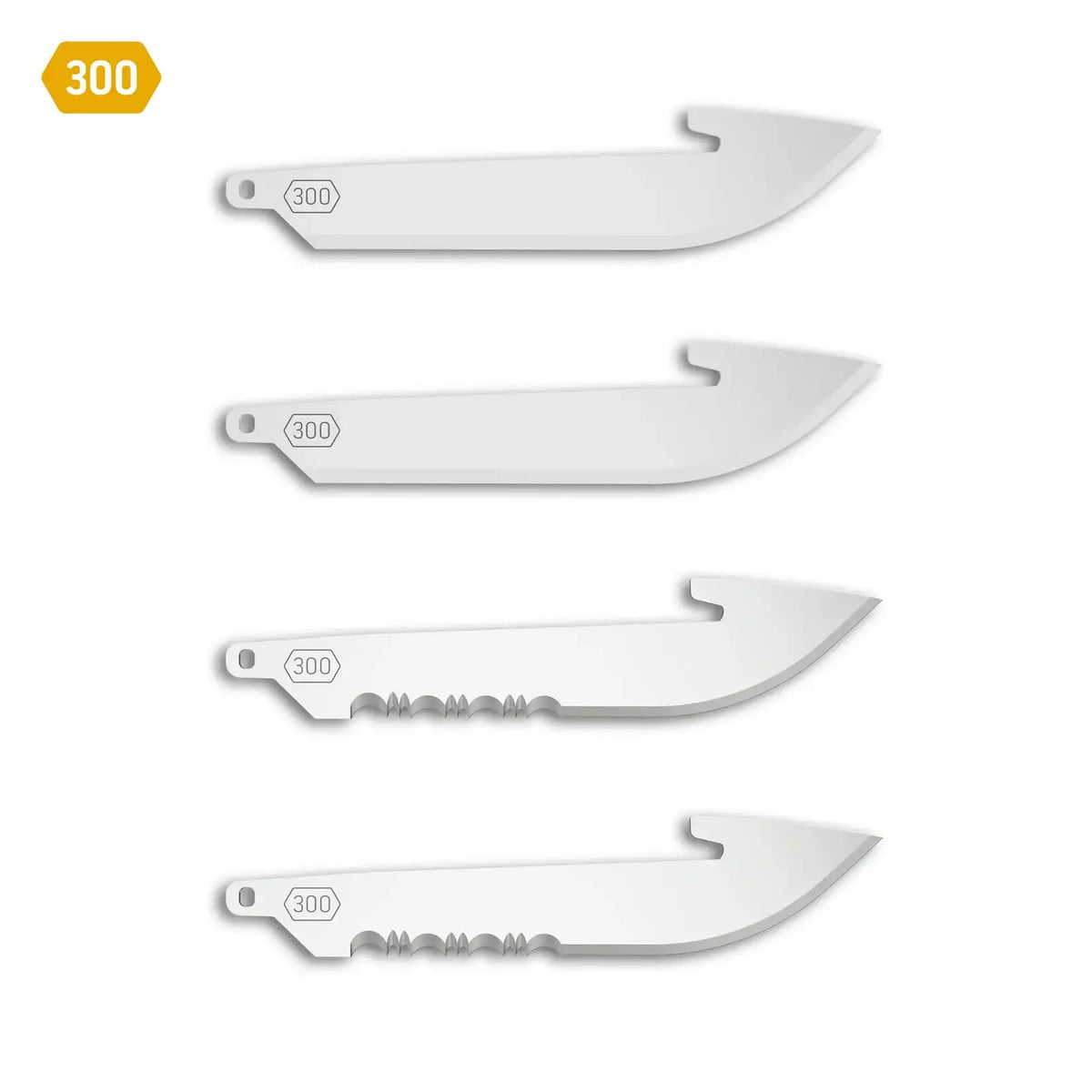 OUTDOOR EDGE RAZORSAFE 3.0” REPLACEMENT BLADES 4-PACK