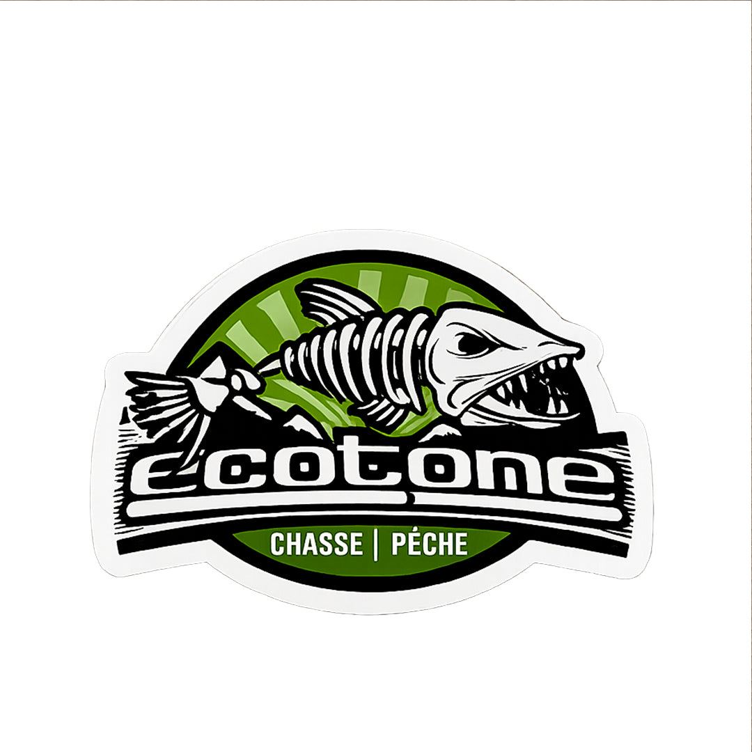 ECOTONE 4” GREEN FISH DECAL