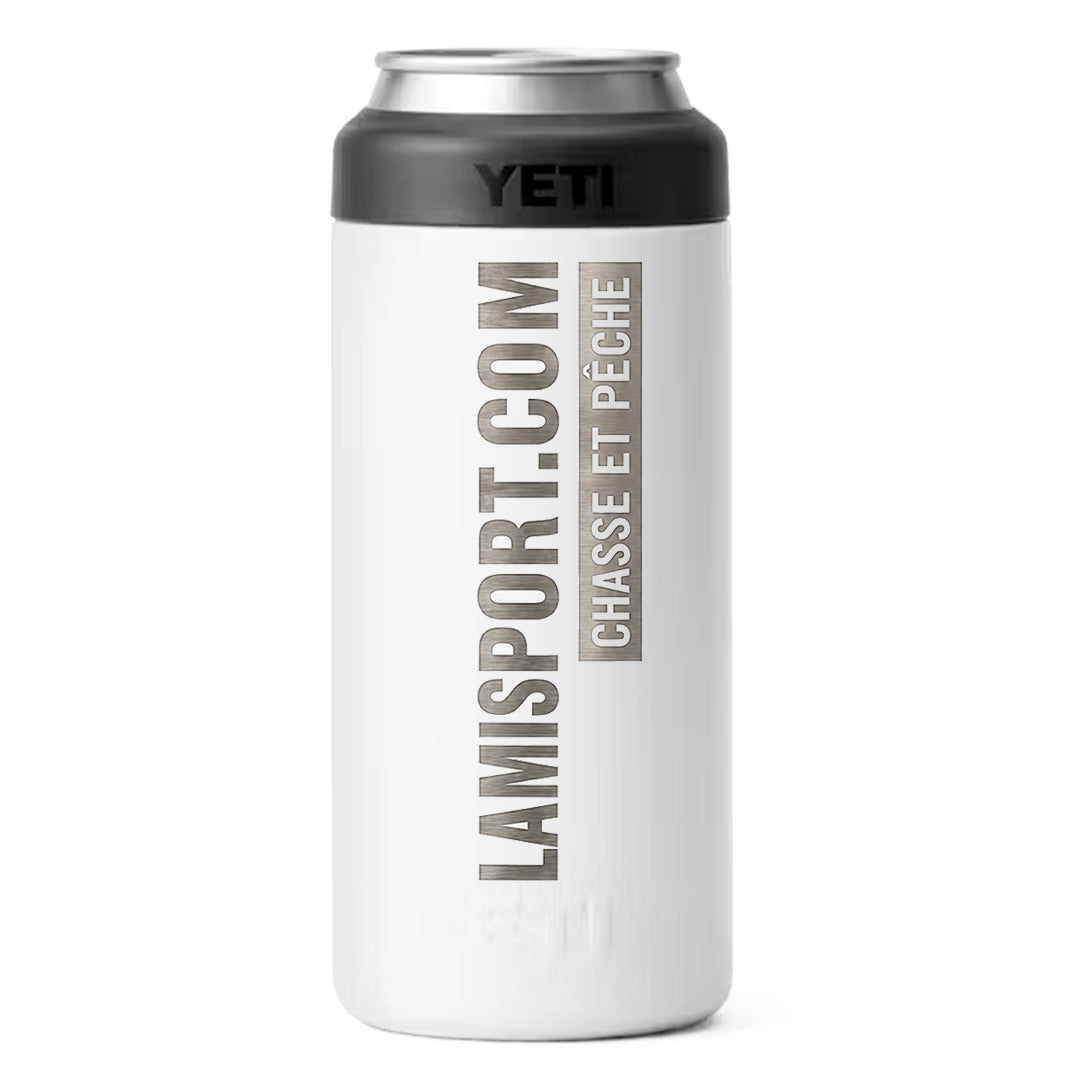 YETI RAMBLER COLSTER SLIM WHITE – LAMISPORT.COM EXCLUSIVE